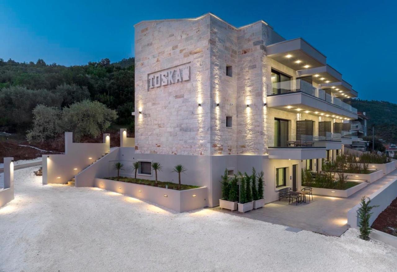 Aparthotel Toska Tower Chrisi Ammoudia Exterior foto