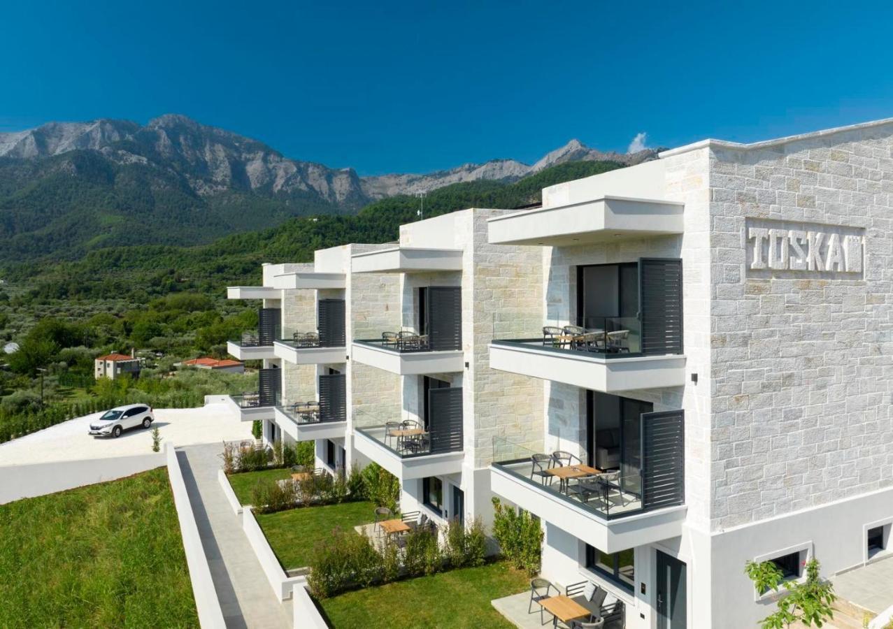 Aparthotel Toska Tower Chrisi Ammoudia Exterior foto