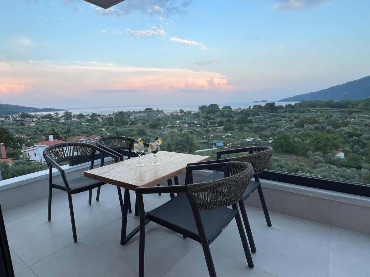 Aparthotel Toska Tower Chrisi Ammoudia Exterior foto