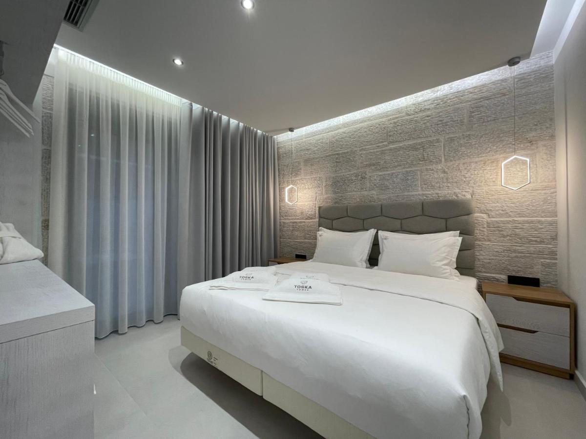 Aparthotel Toska Tower Chrisi Ammoudia Exterior foto