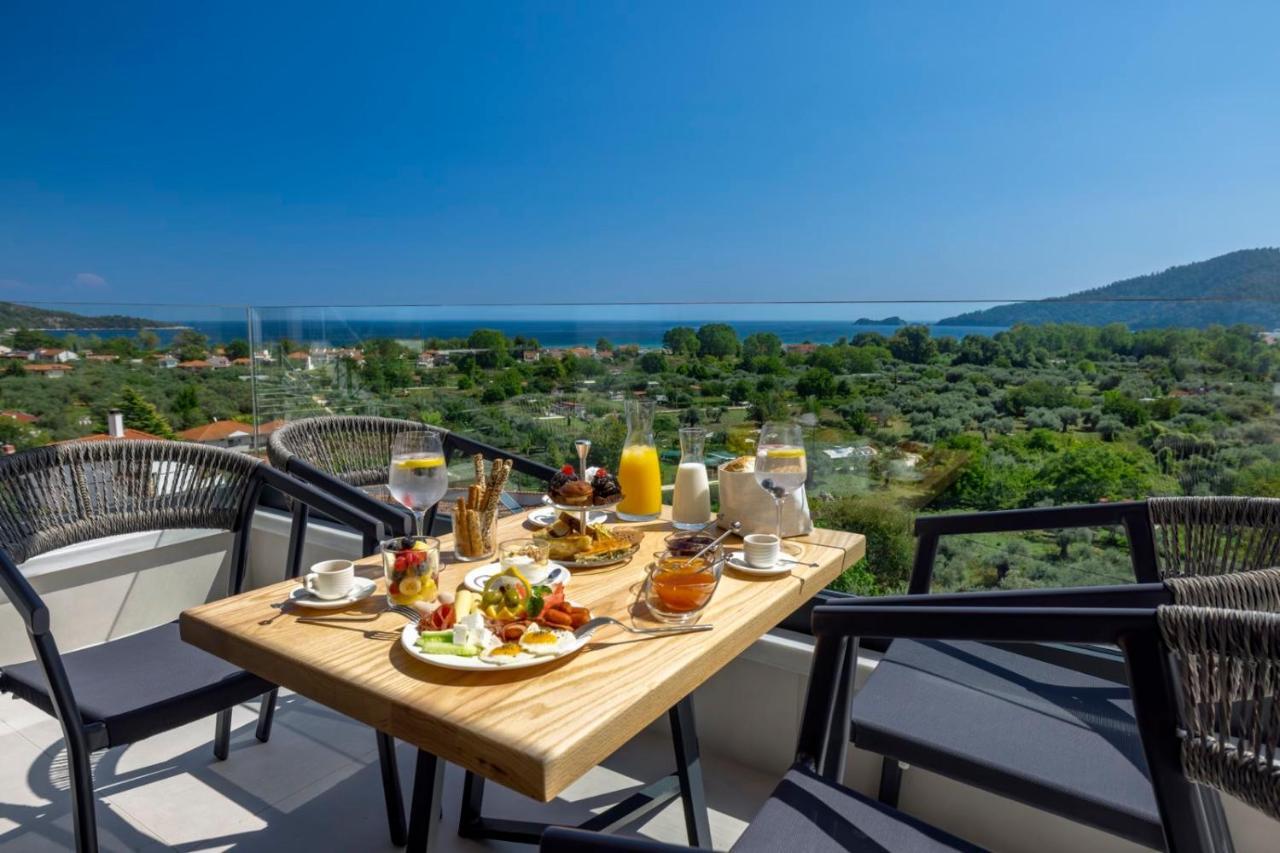 Aparthotel Toska Tower Chrisi Ammoudia Exterior foto