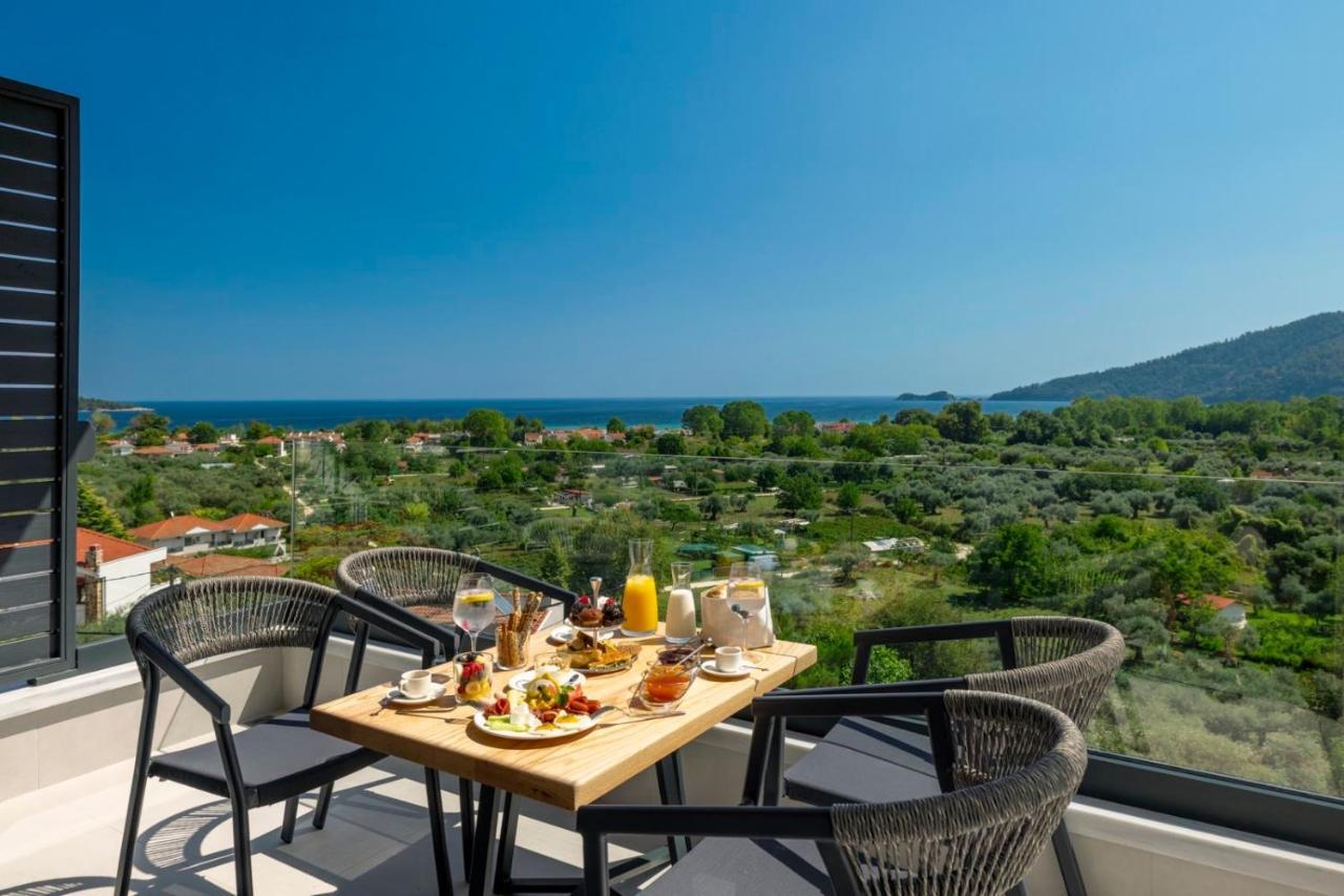 Aparthotel Toska Tower Chrisi Ammoudia Exterior foto