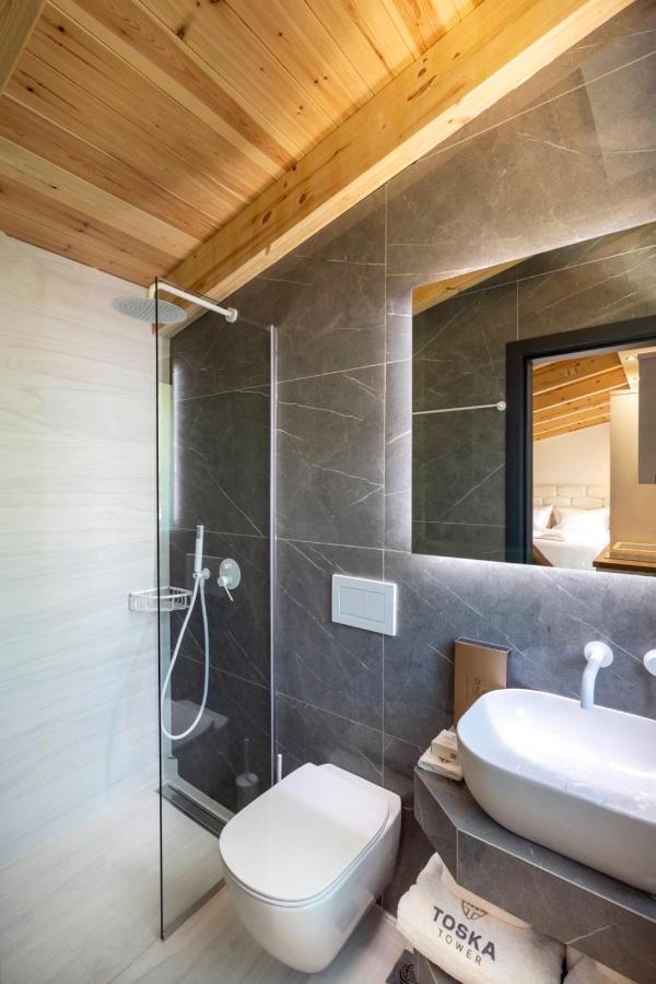 Aparthotel Toska Tower Chrisi Ammoudia Exterior foto