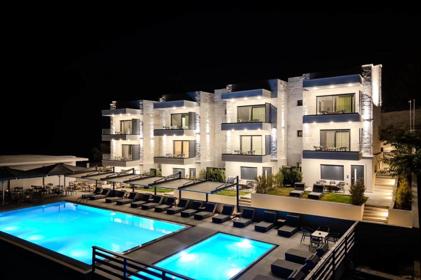 Aparthotel Toska Tower Chrisi Ammoudia Exterior foto